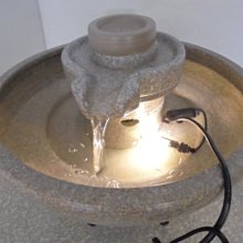 流水組~流水盆~時來運轉~石來運轉 附馬達~雷射 水晶球 ~LED燈~ 小石磨流水組 桃園市