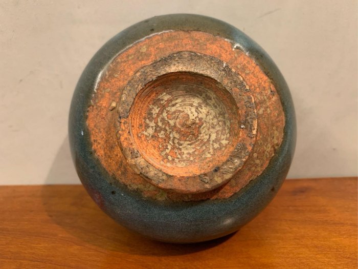 朔古玩賞＝《珍稀古瓷》元鈞窯天青紫斑筆洗建水水方鈞釉天目茶碗