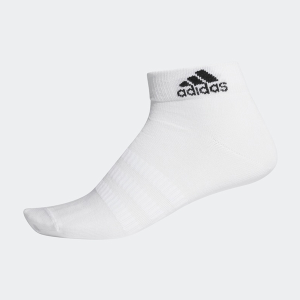 Adidas LIGHT ANK 1PP 襪子 腳踝襪 薄款 短襪 5入組合 白【運動世界】DZ9405