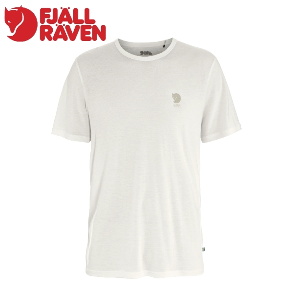 【Fjallraven 小狐狸 男 High Coast SS排汗衣《蛋殼白》】F12600318/機能衣/排汗衫/運動衫