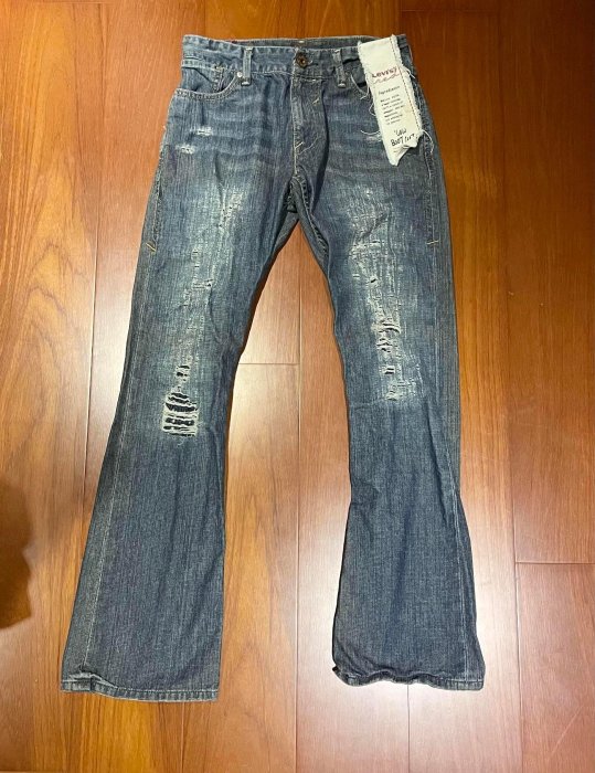 全新正品levis levi's red破壞牛王刷破牛仔褲W30 L32 501 502 503 512 510