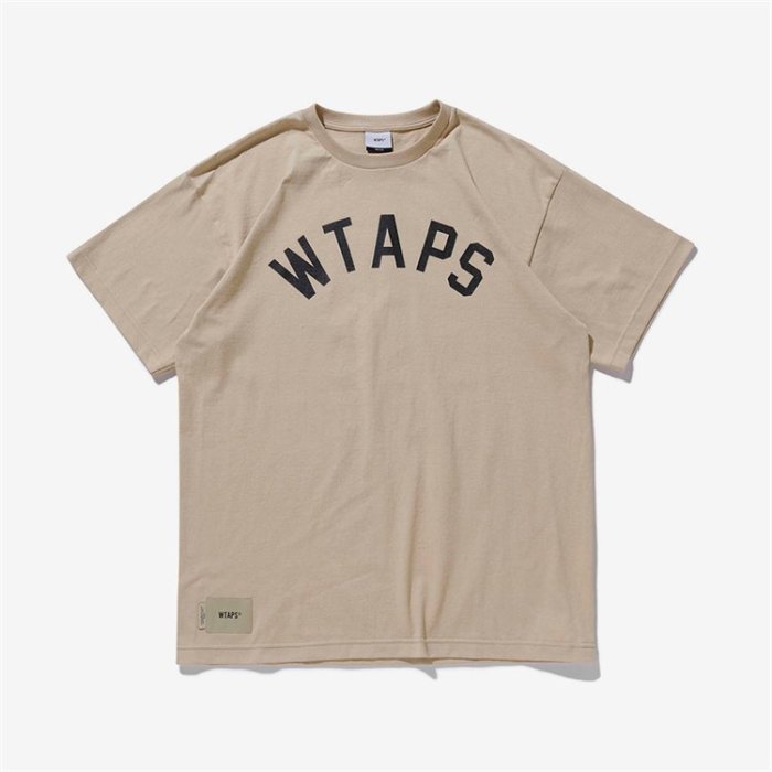 希望商店】WTAPS LOCKER SS COTTON 22SS 非目錄款弧形字體短袖T恤