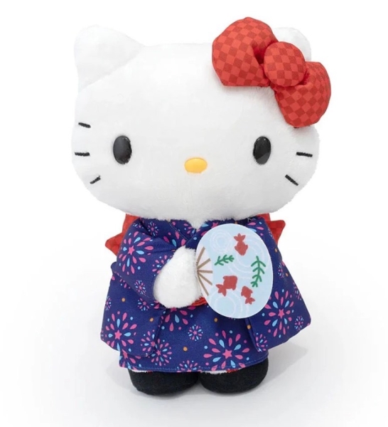 【震撼精品百貨】Hello Kitty 凱蒂貓~日本SANRIO三麗鷗 KITTY 10吋絨毛娃娃-煙火15677
