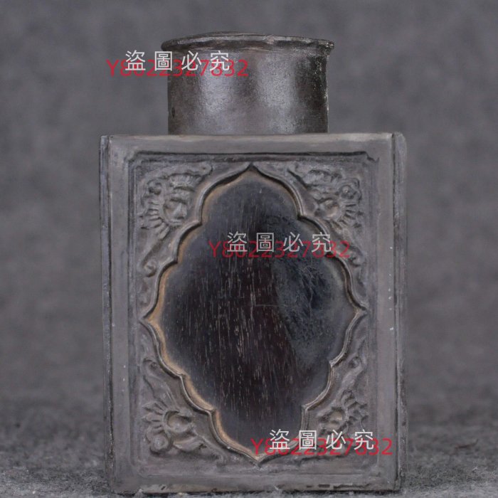 清代錫茶罐古錫器錫紫檀錫器沈存周林克瑞周聚源御錫屋乾茂號造古玩收藏