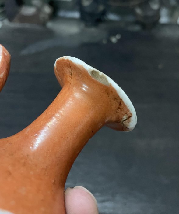 二手清代珊瑚紅暗八仙酒壺古玩老貨雜項【錢進趨勢】 | Yahoo拍賣