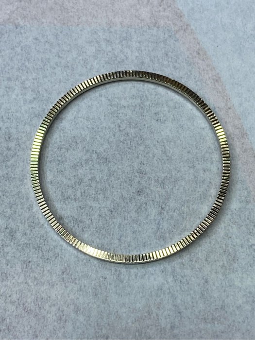 OMEGA 歐米茄 原裝正14K白K金錶圈