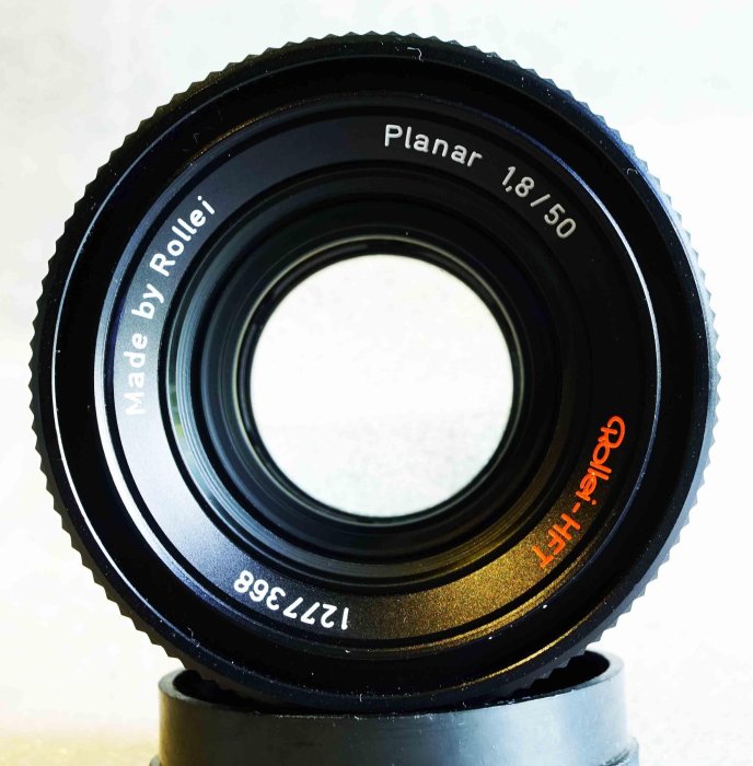 悠悠山河】新品級Rollei HFT Zeiss Planar 50mm F1.8 無刮無霉無霧通透