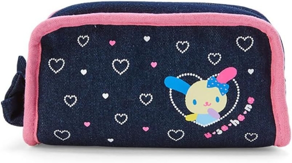 【震撼精品百貨】U-Sa-Ha-Na 花小兔 ~ 日本SANRIO三麗鷗 花小兔造型拉鍊化妝包*97313