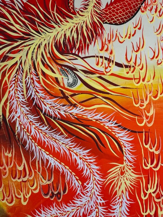 中国古美術 絹本手描き 張大千作款 鳳凰 水墨画 掛軸 四尺 古美味 中堂画 珍藏近現代著名國畫家張大千手繪鳳凰中堂立軸畫一幅張大千祖【十大雜項