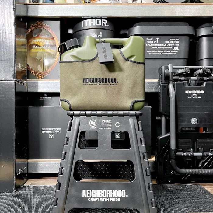 希望商店】NEIGHBORHOOD NH . ODE / P-FUEL CAN 20AW 露營軍事油