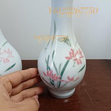 醴陵群力製 釉下五彩 春花瓶】中国 1981年？ 醴陵群力製 釉下五彩 春