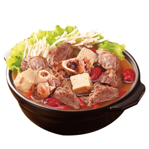 巨廚紅燒羊肉爐2盒/組(1100G/盒)【愛買冷凍】