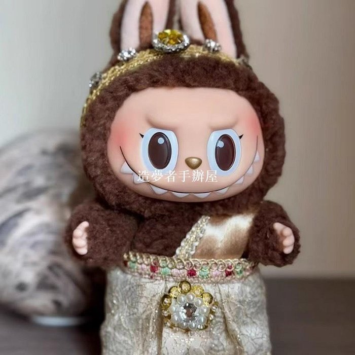 【東莞品質】拉布布泰國限定labubu泰國限定泰國公主搪膠毛絨公仔擺件掛件  [超便宜]此款為優質祖國版，做工較為精致【造夢者手辦屋】