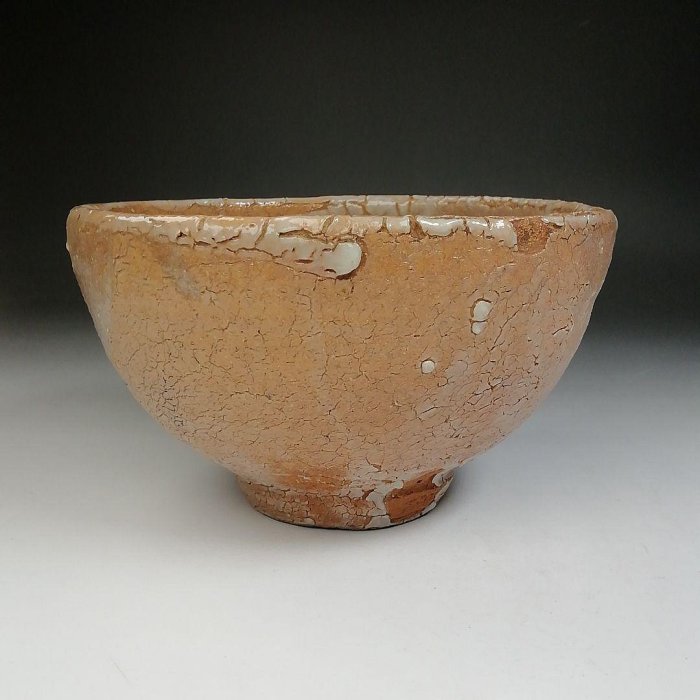 Ｔ７０２　茶碗　『唐津茶碗』『鏡山窯　井上東也 作』　共箱　抹茶碗　茶道具 T702茶碗『唐津茶碗』『鏡山窯井上東也作』共箱抹茶碗茶道具