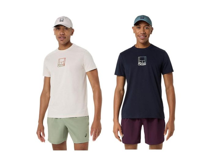 【曼森體育】ASICS 亞瑟士 短袖上衣 男款 2色 海外版 網球上衣 2041A355-250/402