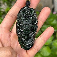 可議價翡翠老藍水龍牌吊墜老藍水龍牌翡翠老藍水翡翠龍牌龍牌吊墜隨行龍