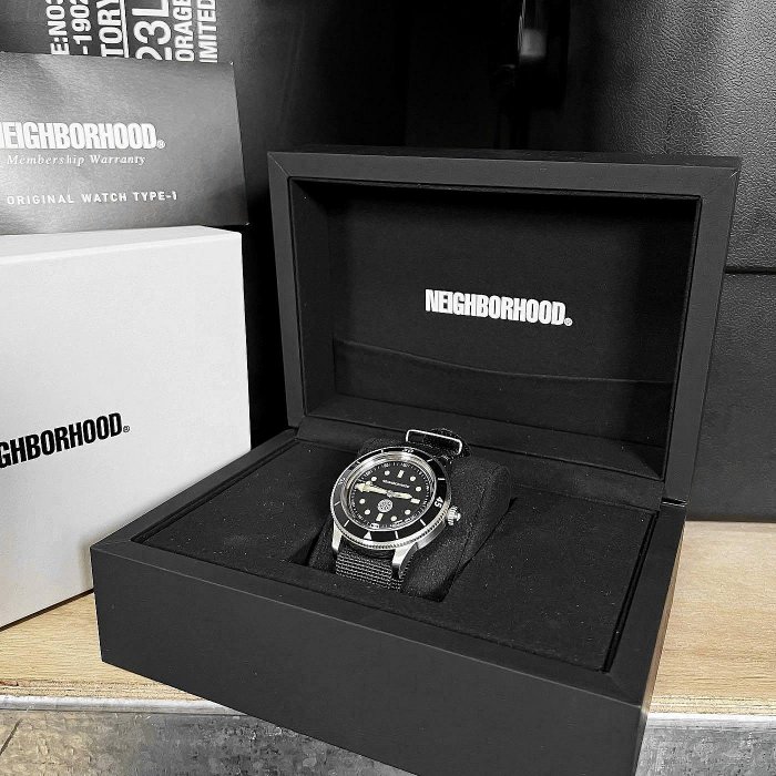 希望商店】NEIGHBORHOOD NH ORIGINAL WATCH TYPE-1 23AW 不鏽鋼自動上