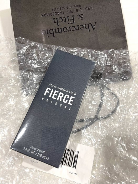 Abercrombie and Fitch A&F 男生經典男香水FIERCE Fierce