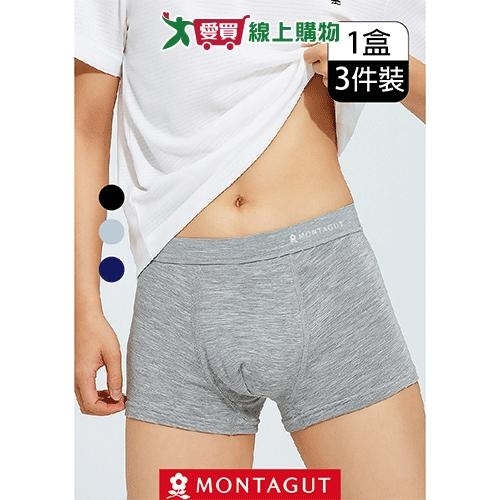 Montagut夢特嬌 童暢銷平口褲(3件裝)120~150 石墨烯 消臭 四角褲 童內褲【愛買】