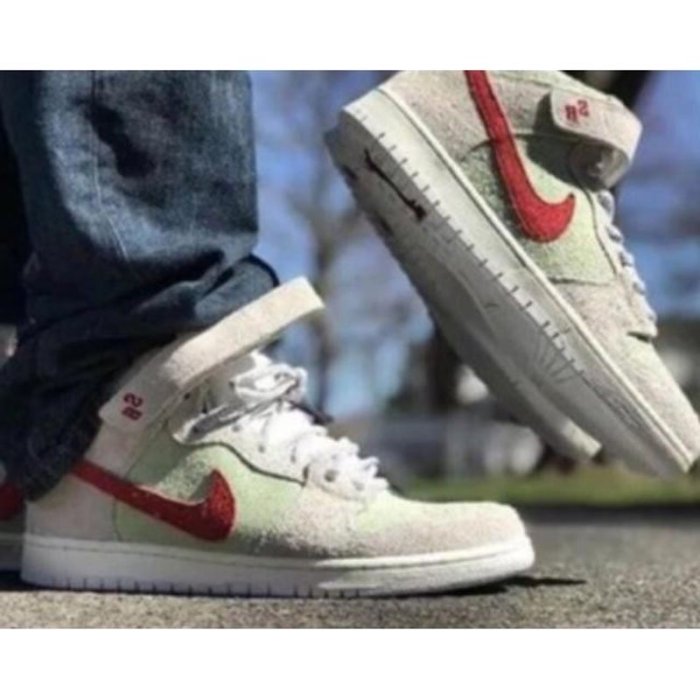 正品】Nike Sb Dunk Mid White Widow 白寡婦休閒運動鞋男女款 正品】Nike Sb Dunk Mid White Widow 白寡婦休閒運動鞋男女款