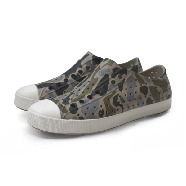 【現貨/預購】native JEFFERSON WANDERFOAM PRINT 休閒洞洞鞋 灰綠/迷彩 男 F0000233-1306 no560