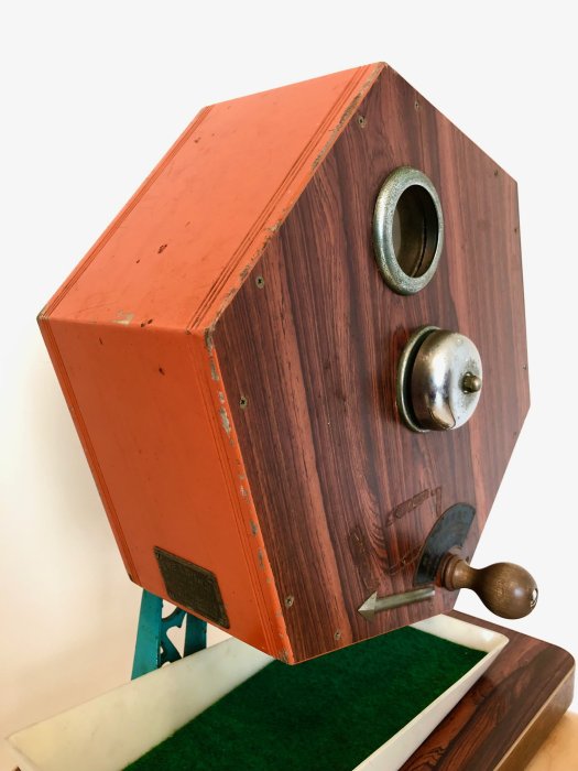 日本早期【新井式迴轉抽籤器】搖獎器抽獎機選號器| Yahoo拍賣