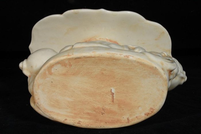 【多寶屋】■宋時代　汝窯　天青釉　刻花紋　童子枕　大磁枕　極品NC41■