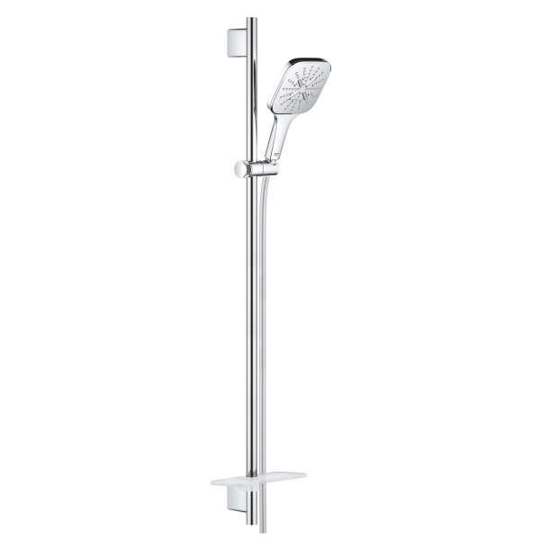 【麗室衛浴】德國GROHE 26587000 RAINSHOWER SMARTACTIVE 130 CUBE滑桿組
