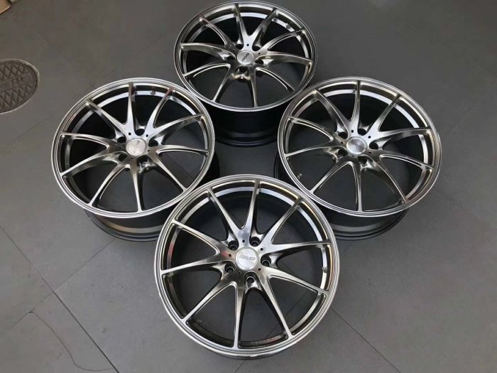 YGAUTO】二手時間日本正品RAYS G25 鍛造框19寸8.5J ET35 5×114.3