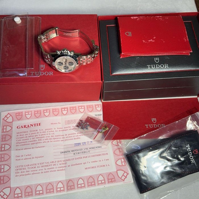 Tudor 帝舵 79280 銀面熊貓 盒單齊全 錶超級新