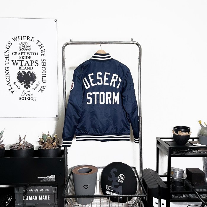 希望商店】WTAPS x MAJESTIC BENCH JACKET 14SS 經典虎頭刺繡夾克