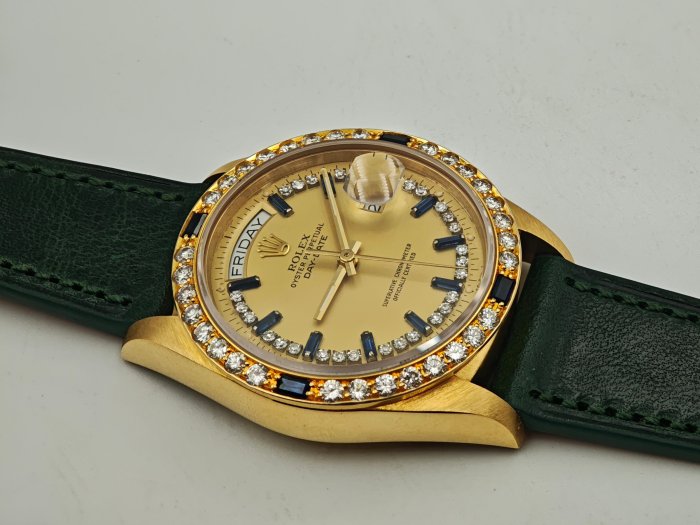 【美好時光】個人收藏釋出!ROLEX勞力士藍寶冰糖18038超美品! ( 1803 18238 118238參考)