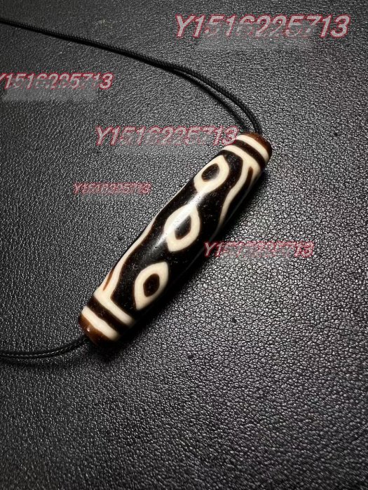 臺灣上肯超頂鳳六眼天珠尺寸14*13.5*61mm (全品) 材質瑪瑙藏品老