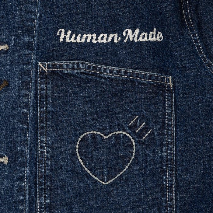 日貨代購CITY】2024AW HUMAN MADE DENIM COVERALL JACKET FUTURE 口袋 日貨代購CITY】2024AW HUMAN MADE DENIM COVERALL JACKET FUTURE 口袋