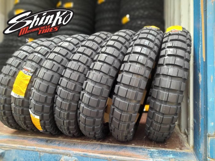 (輪胎王)日本SHINKO E804 120/70-17  120/70B17 58H TL 越野多功能大巧克力17吋胎