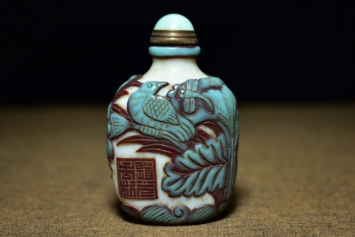 彫刻 鼻煙壺 骨董 童子彫刻 鼻煙壺 置物