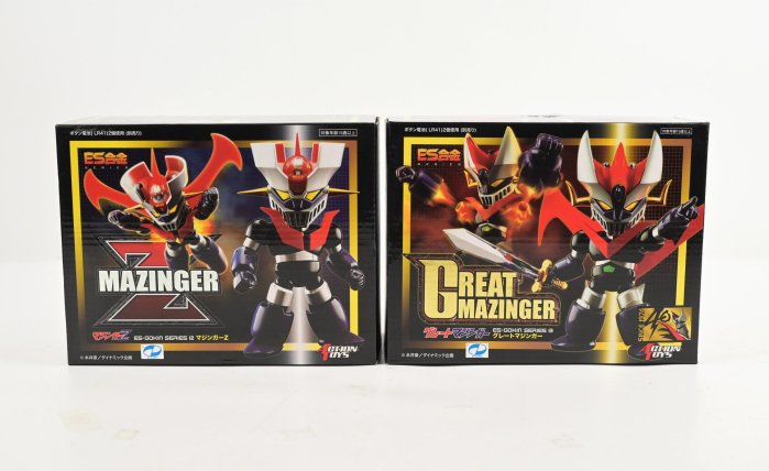 《玖隆蕭松和 挖寶網S》ES合金 Mazinger Z 無敵鐵金剛 大魔神  Q版公仔 模型 盒裝 共 2入程式碼  (10927)