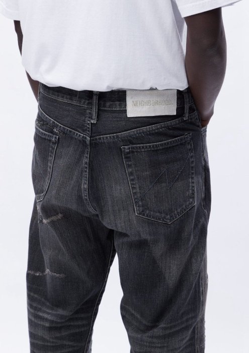 希望商店】NEIGHBORHOOD SAVAGE DENIM DP BASIC PANTS 23SS 金鋼狼刀割