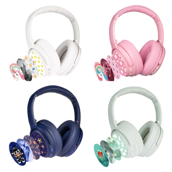 buddyPHONES 藍芽兒童耳機Cosmos Fun 藍芽降噪旅遊系列(多色可選