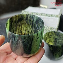 240120き 夜光杯 碧玉夜光杯（対） 全品創匯期甘肅祁連山碧玉夜光杯一對唐代詩句葡萄美酒夜光杯就指的這老