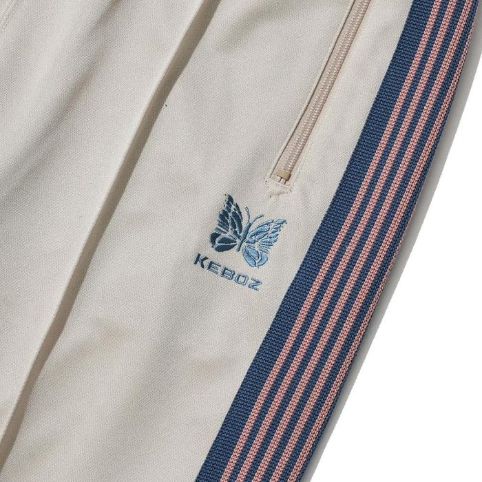 日貨代購CITY】2024SS NEEDLES KEBOZ TRACK PANT 限量聯名直筒長褲蝴蝶