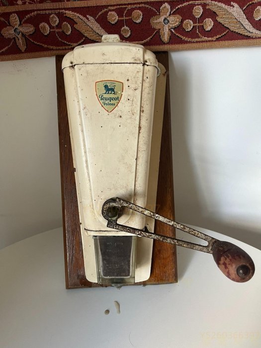 【二手】法國中古vintage掛壁咖啡磨豆機  產地：法國 年代：1920 風格：古典主