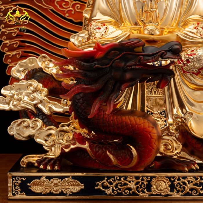 熱賣精選】 純銅鎏金三清神像三清道祖太上老君靈寶道德原始天尊三清道