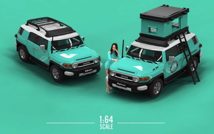 「車苑模型」TM 1:64 TOYOTA FJ 豐田 酷路澤