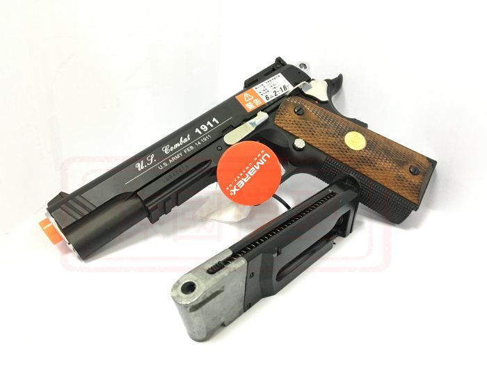 模造槍　短槍　籠槍 傑國模型) WG 1911 601 6mm 短槍CO2 直壓槍瓦斯短槍( BB槍短槍