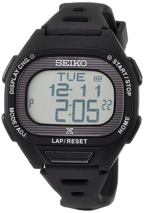 日本正版SEIKO 精工PROSPEX Super Runners SBEF055 薄型手錶太陽能充電