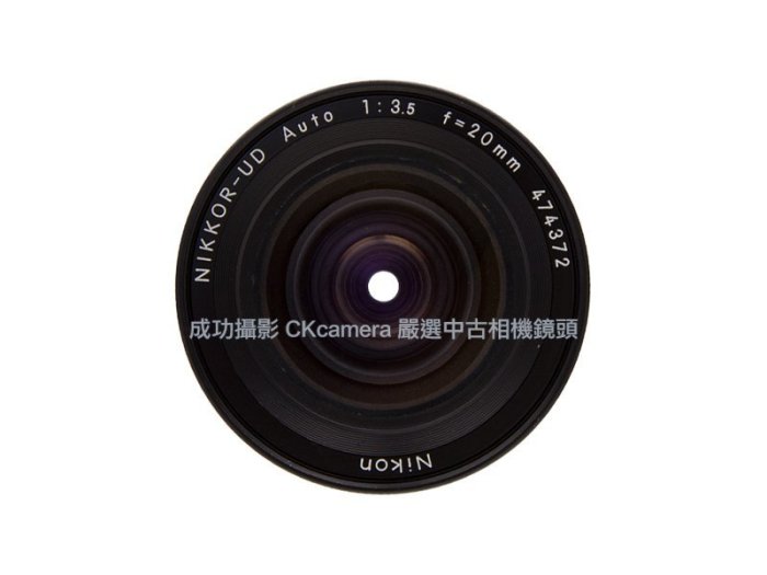 成功攝影Nikon Nikkor-UD Auto 20mm F3.5 已改Ai 中古二手超廣角定焦鏡