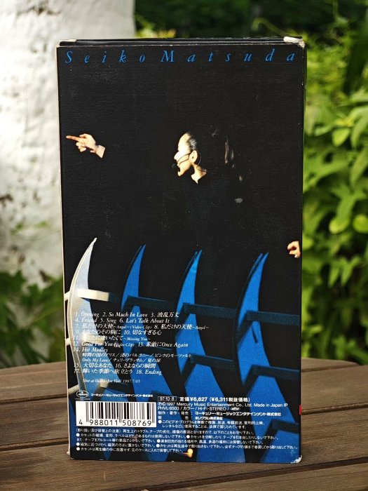 日本原版1997年Seiko Live '97松田聖子VHS演唱會珍藏My Story 日本流行