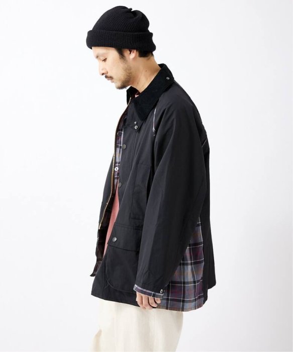 【BARBOUR×YOKE×JS】BROKEN BEAUFORT BARBOUR x YOKE x JS BROKEN BEAUFORT 側邊格紋夾克外套。太陽選