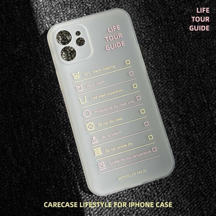 【創意品】CARECASE 粉黃水洗標透白適用蘋果12手機殼iphone11pro xs max xr 好品質 可開發票